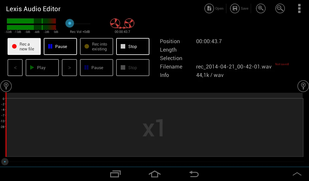 Lexis Audio Editor screenshot