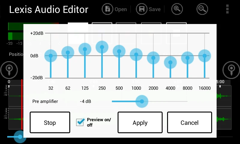 Lexis Audio Editor screenshot