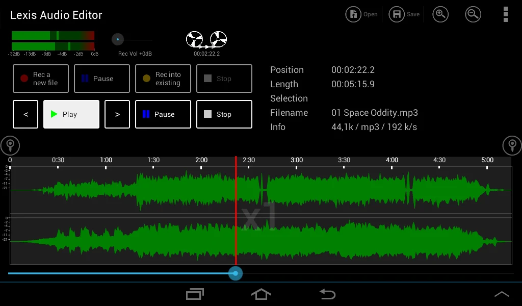 Lexis Audio Editor screenshot