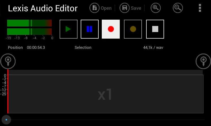 Lexis Audio Editor screenshot