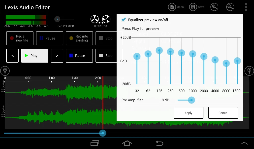 Lexis Audio Editor screenshot